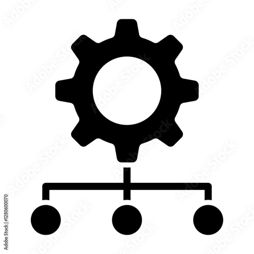 Organization Vector Glyph Icon Design