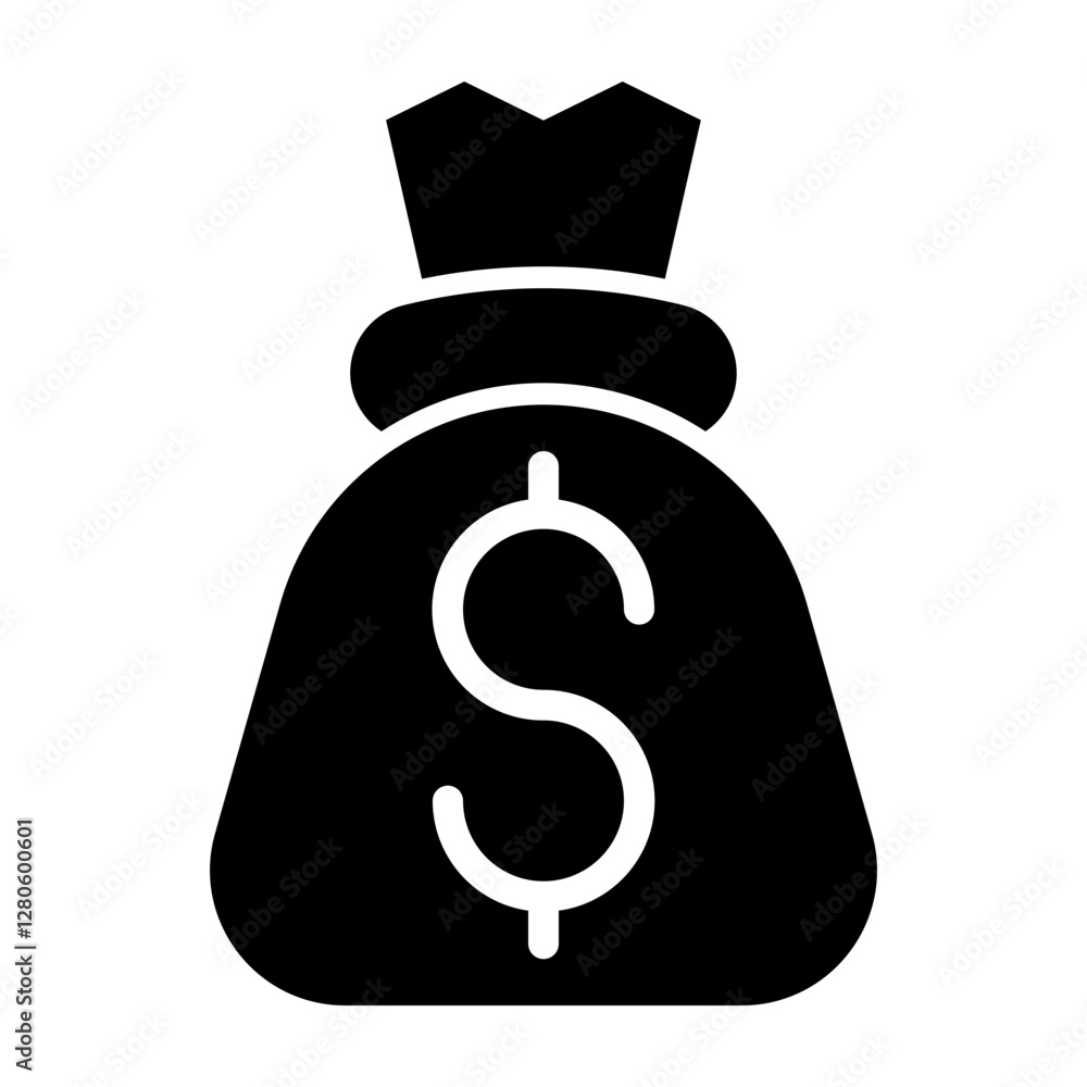 Money Vector Glyph Icon Design Money Vector Glyph Icon Design