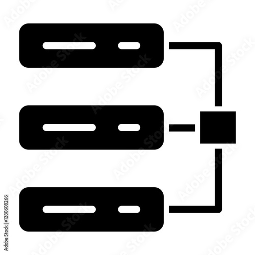 Backlog Vector Glyph Icon Design