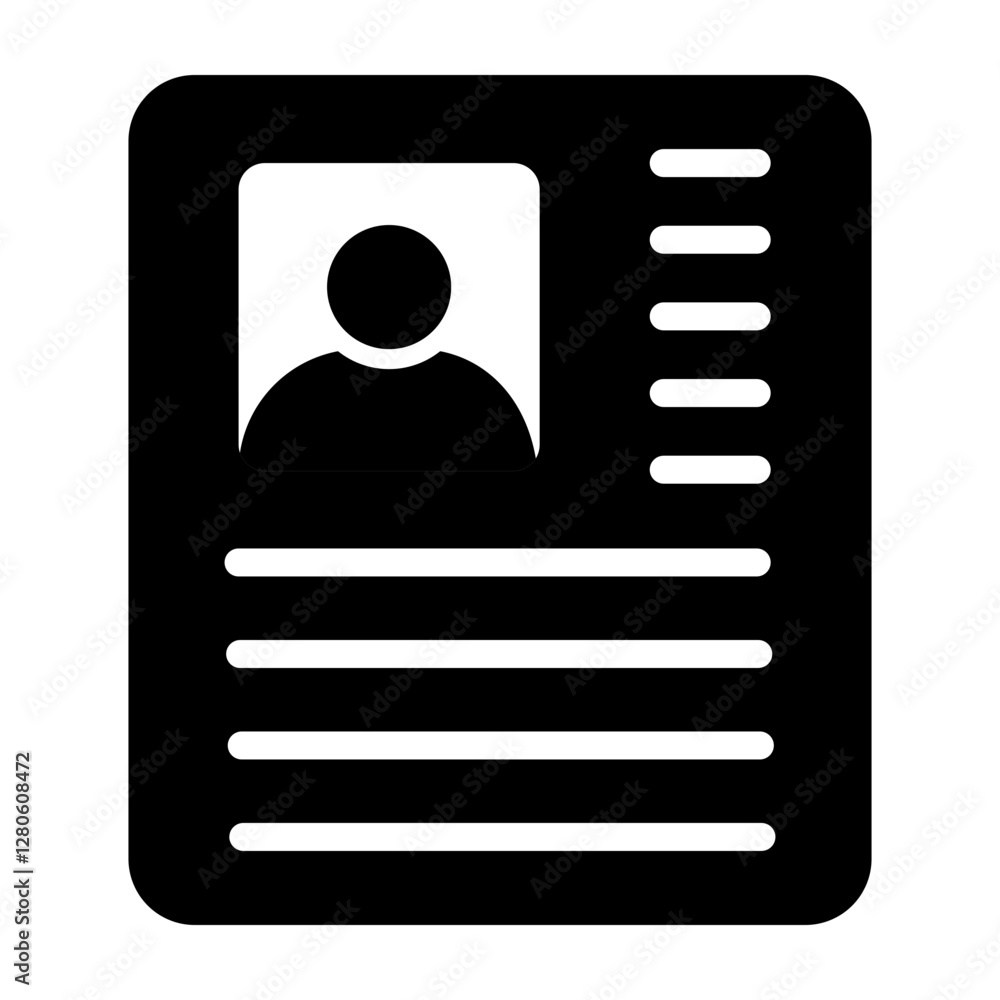 Recruitment Vector Glyph Icon Design Recruitment Vector Glyph Icon Design