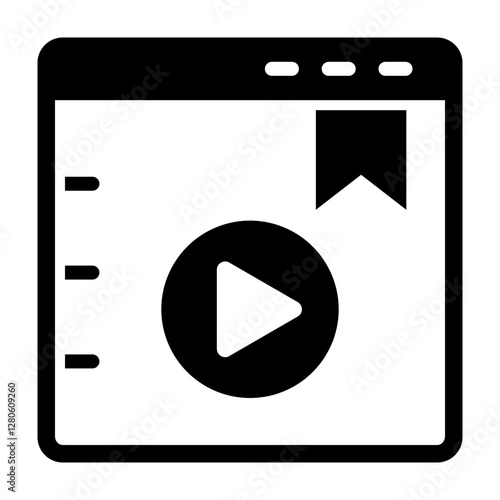 Favourite Vector Glyph Icon Design