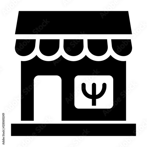 Restaurant Vector Glyph Icon Design