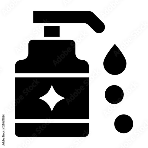 Soap Vector Glyph Icon Design