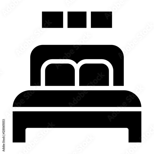 Rooms Vector Glyph Icon Design