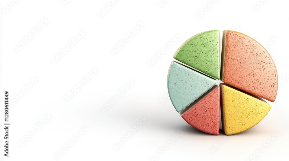 Abstract Pastel Pie Chart Data Visualization for Business Reports and Presentations Abstract Pastel Pie Chart Data Visualization for Business Reports and Presentations