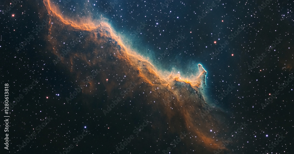 Fototapeta premium The amazing colors of the galaxy background