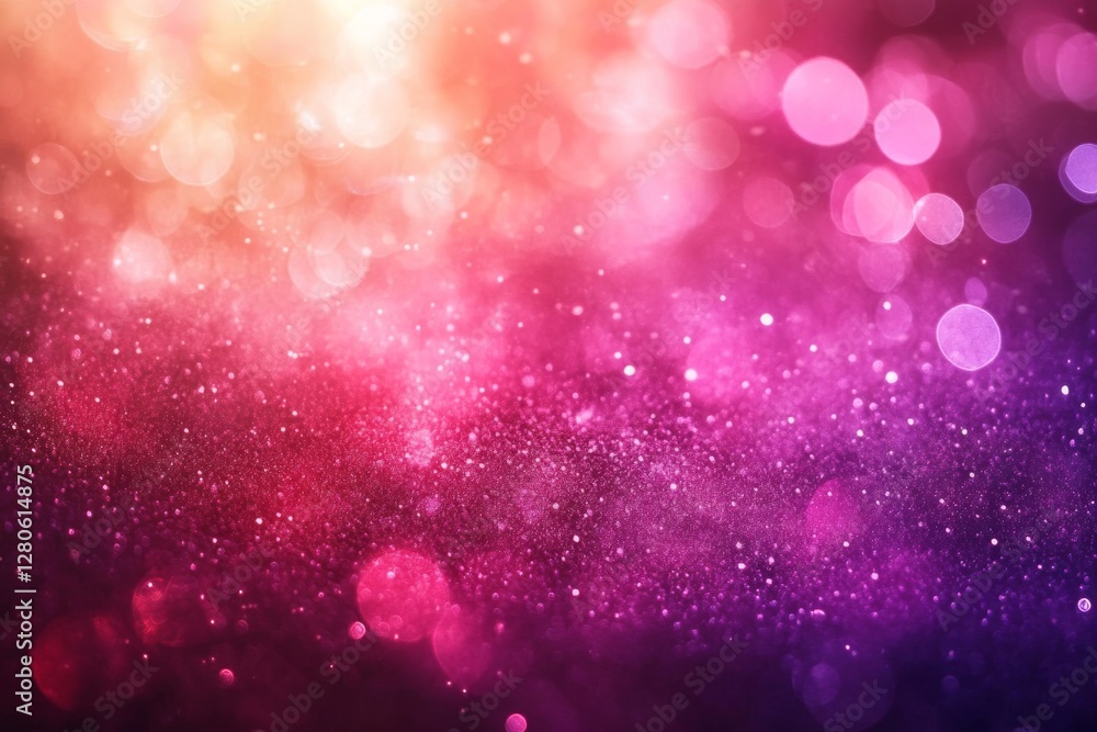 Glowing Pink and Purple Sparkling Bokeh Background Glowing Pink and Purple Sparkling Bokeh Background