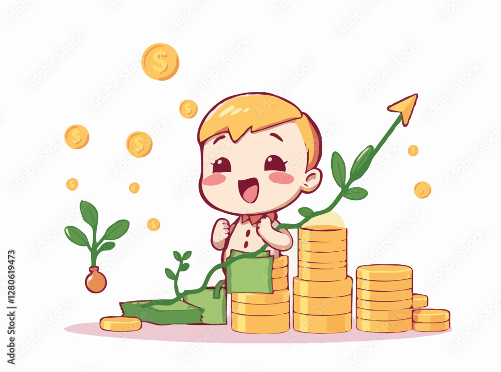 Financial Growth Strategy: Wealth Accumulation Vector Design