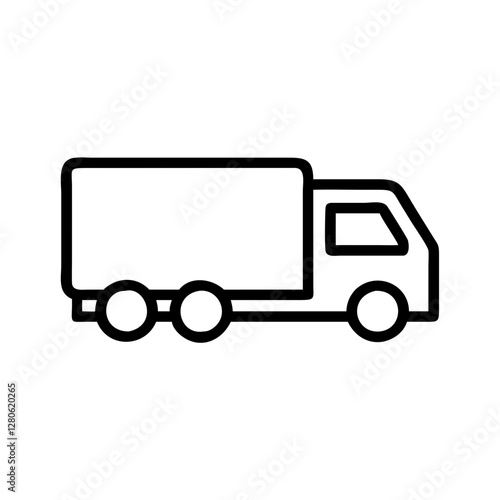 truck on a white background
