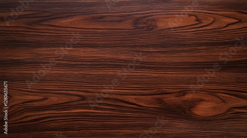 Dark wooden background with rich walnut grain and texture. Oak and timber elements create a natural, glossy finish, resembling a modern parquet or laminate design