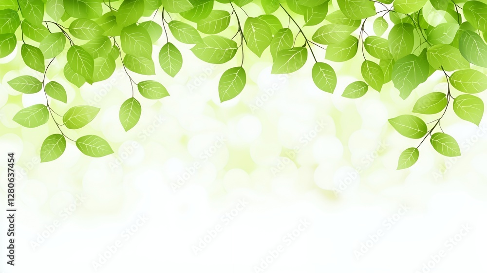 Green Leaves Background Soft Focus Bright Spring Nature Green Leaves Background Soft Focus Bright Spring Nature