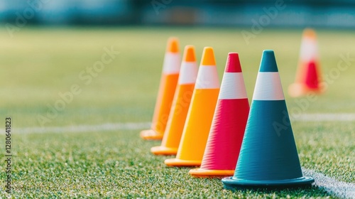 Wallpaper Mural Colorful pencils and crayons scattered on green grass evoke art and education Torontodigital.ca