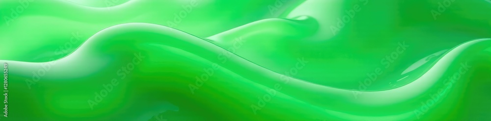 Green gel liquid with wavy surface and slight color variation, natural, organic Green gel liquid with wavy surface and slight color variation, natural, organic