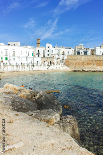 Obraz na plátně The Old town of Monopoli, Apulia Region, Italy