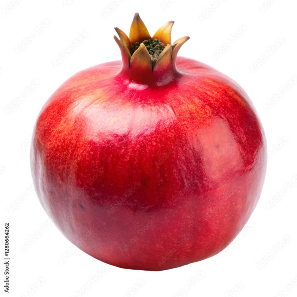 Pomegranate fruit isolated on transparent background Pomegranate fruit isolated on transparent background