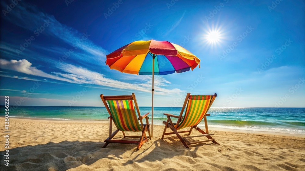 Coastal escape: beach chairs, sun-drenched smiles, unforgettable summer memories. Coastal escape: beach chairs, sun-drenched smiles, unforgettable summer memories.