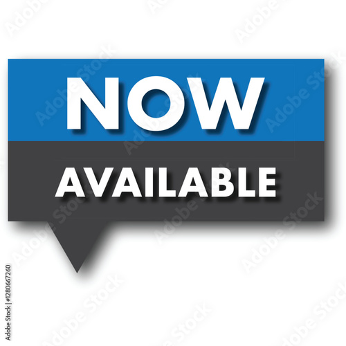 Now Available Sign  Attention Grabbing Announcement Design