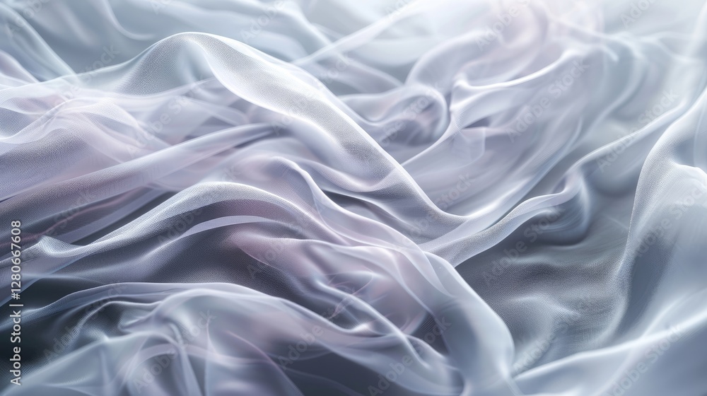 Obraz premium Ethereal wisps of form weaving a tapestry of captivating elegance