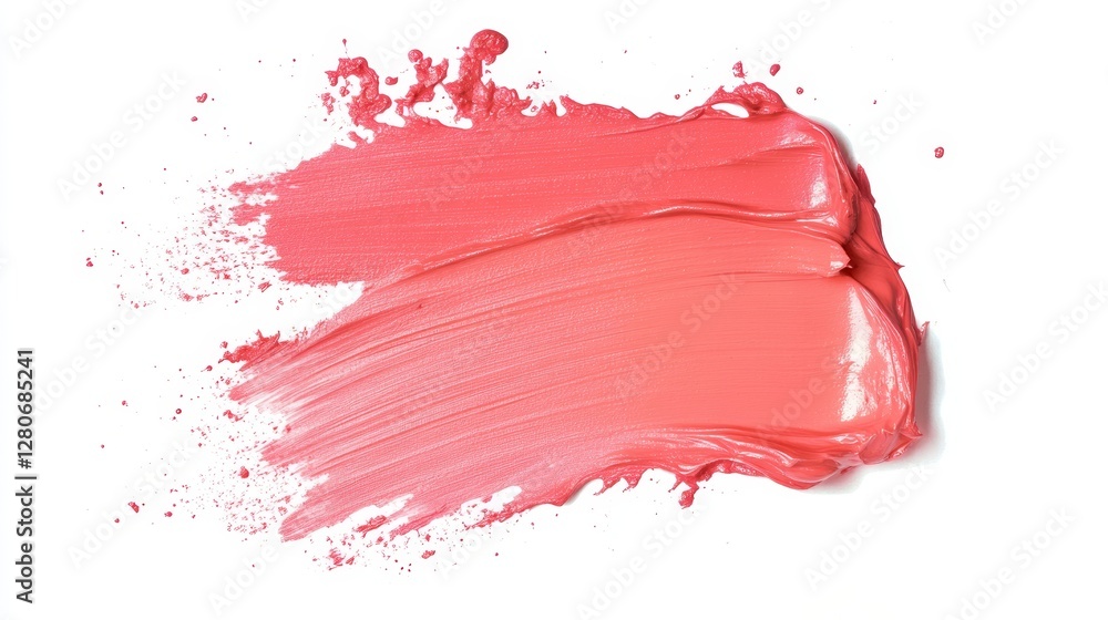 Pink paint splatter, brush strokes, abstract art, modern design, vibrant colors, wall decor, creative background Pink paint splatter, brush strokes, abstract art, modern design, vibrant colors, wall decor, creative background