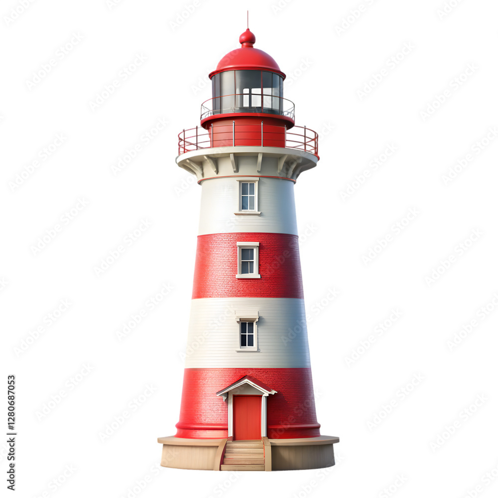 Lighthouse isolated on transparent background Lighthouse isolated on transparent background