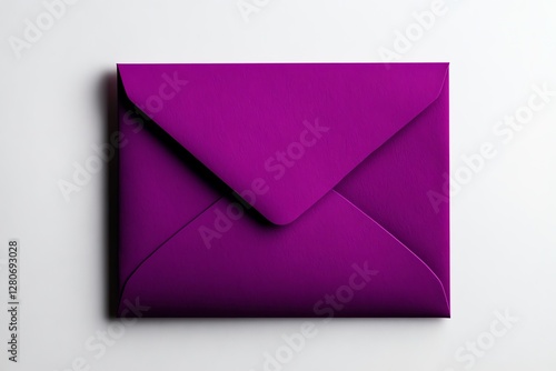 Vibrant purple envelope on minimal background.