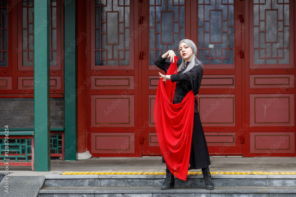 dance, costume, china, traditional, woman, arts, asia, asian, asiatic, background, battle, beauty, character, chinese, clothes, clothing, concept, cosplay, culture, danger, east, elegance, fabrics, fe
