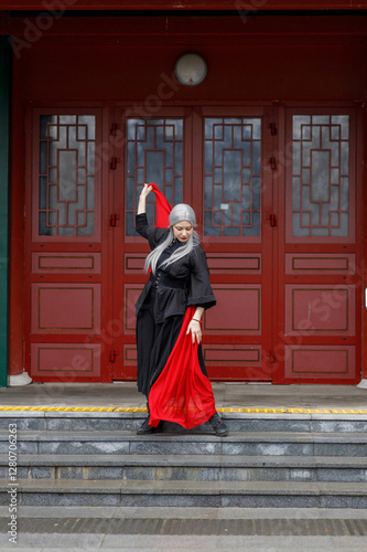 dance, costume, china, traditional, woman, arts, asia, asian, asiatic, background, battle, beauty, character, chinese, clothes, clothing, concept, cosplay, culture, danger, east, elegance, fabrics, fe