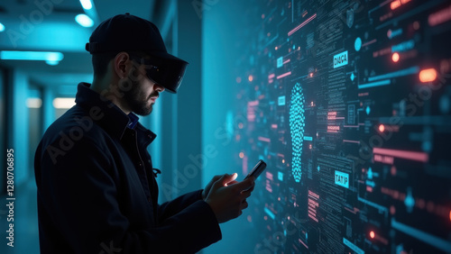 VR Hacker Cybersecurity Data Breach - Metaverse
