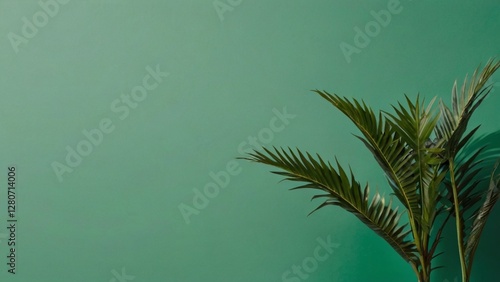 Beautiful luxury classic green Background. mockup template is a place for text. green background. Minimalist design