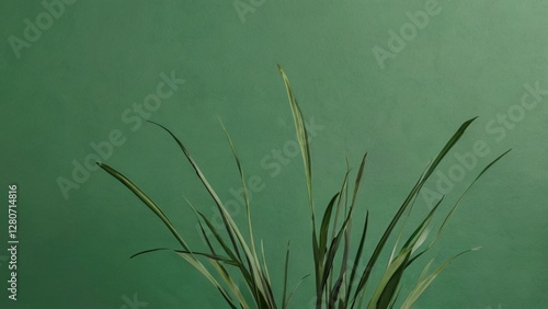 Beautiful luxury classic green Background. mockup template is a place for text. green background. Minimalist design