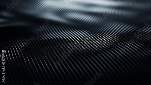 Dark Carbon Fiber Digital Texture