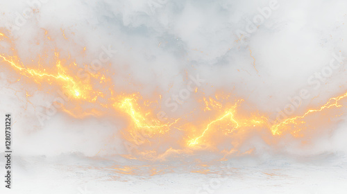 a fire in the ocean
