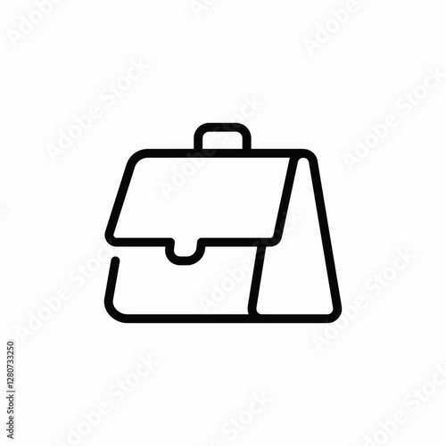 medical bag doctor equipment icon vector sign