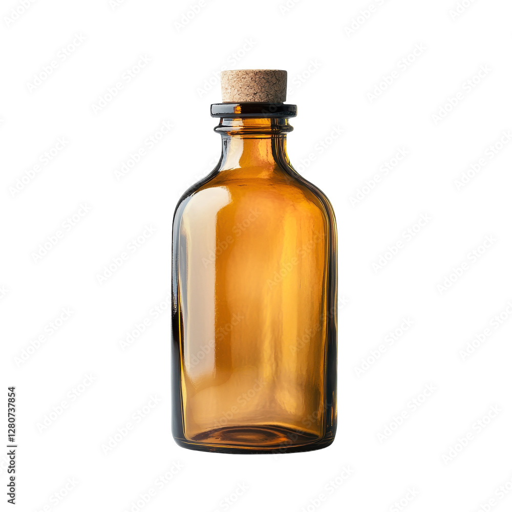 Amber Bottle Product Shot on transparent background. Amber Bottle Product Shot on transparent background.