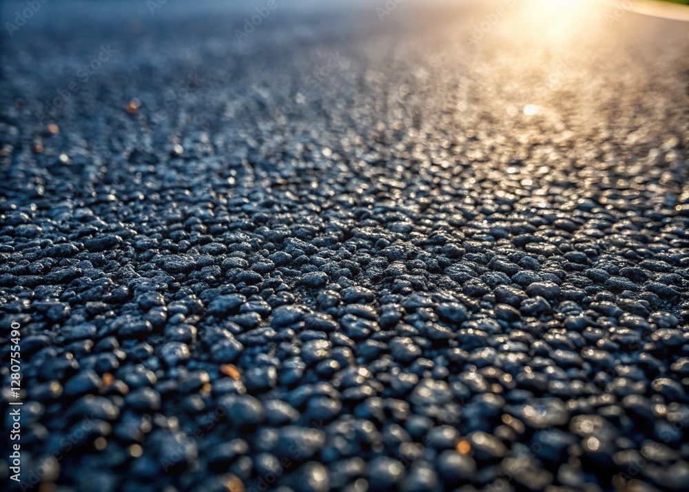 Fresh Asphalt Texture Background: Dark Gray New Road Surface Pattern Fresh Asphalt Texture Background: Dark Gray New Road Surface Pattern