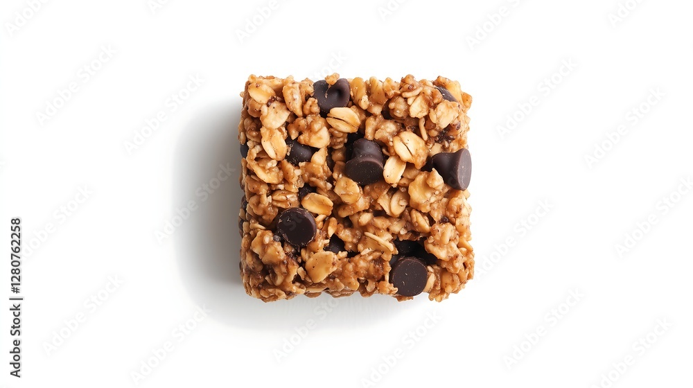 Roasted oats granola cereal assorted grains mix nuts pumpkin seeds in small cube, homemade healthy snacks uncut protein bar Roasted oats granola cereal assorted grains mix nuts pumpkin seeds in small cube, homemade healthy snacks uncut protein bar