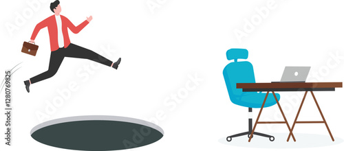 Businessmen set their business goals to help them reach the top in the market,
