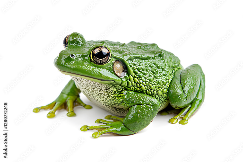 Obraz premium African bullfrog, isolated on white background