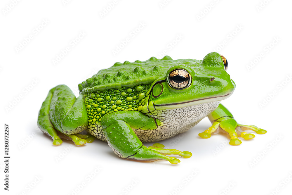 Obraz premium African bullfrog, isolated on white background