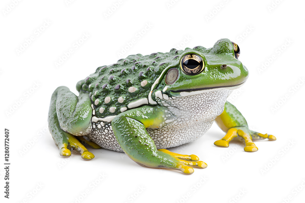 African bullfrog, isolated on white background African bullfrog, isolated on white background