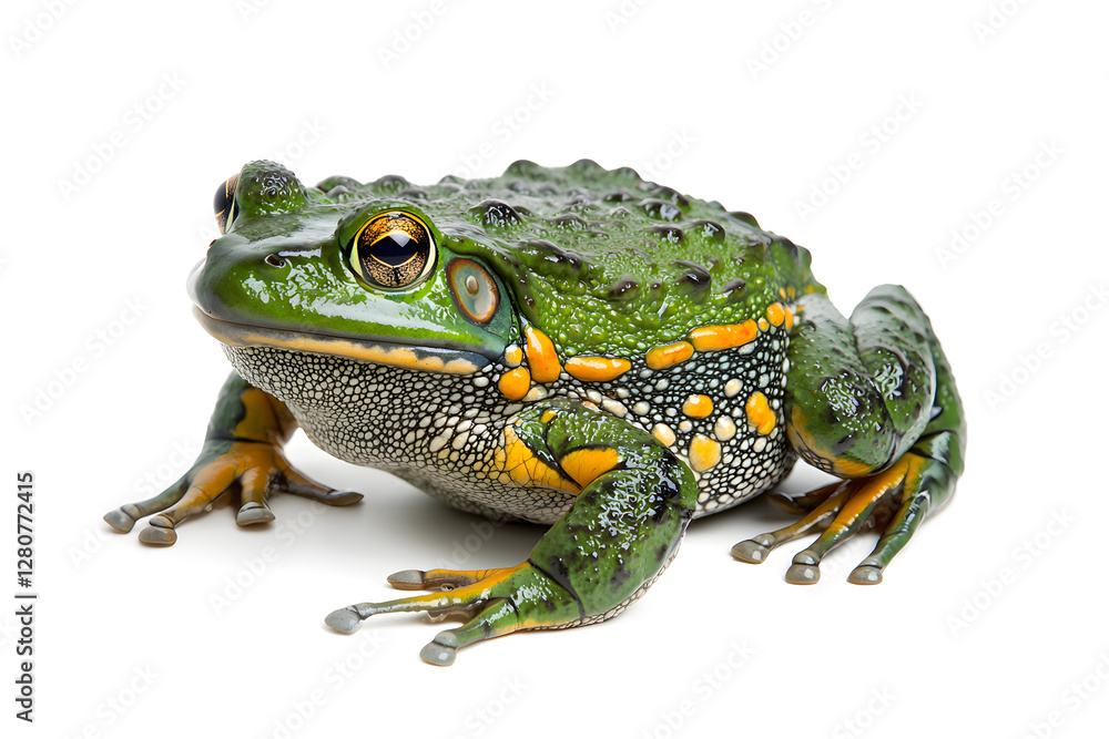 Fototapeta premium African bullfrog, isolated on white background