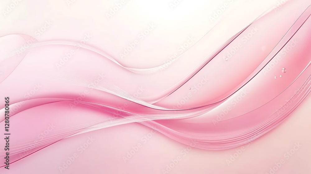 Abstract Pink Wave Design Soft Elegant Background Abstract Pink Wave Design Soft Elegant Background