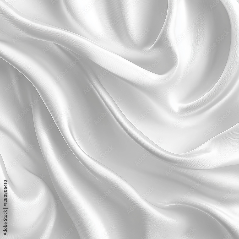 white silk background