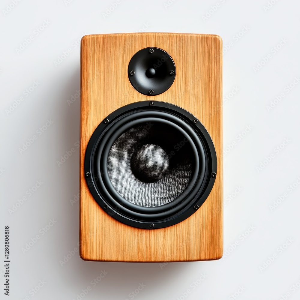 A high-quality music speaker, isolated on a white background, with a clean cut-out design, showcasing modern audio technology and sleek design. A high-quality music speaker, isolated on a white background, with a clean cut-out design, showcasing modern audio technology and sleek design.