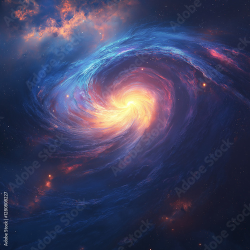 abstract space background. space galaxy