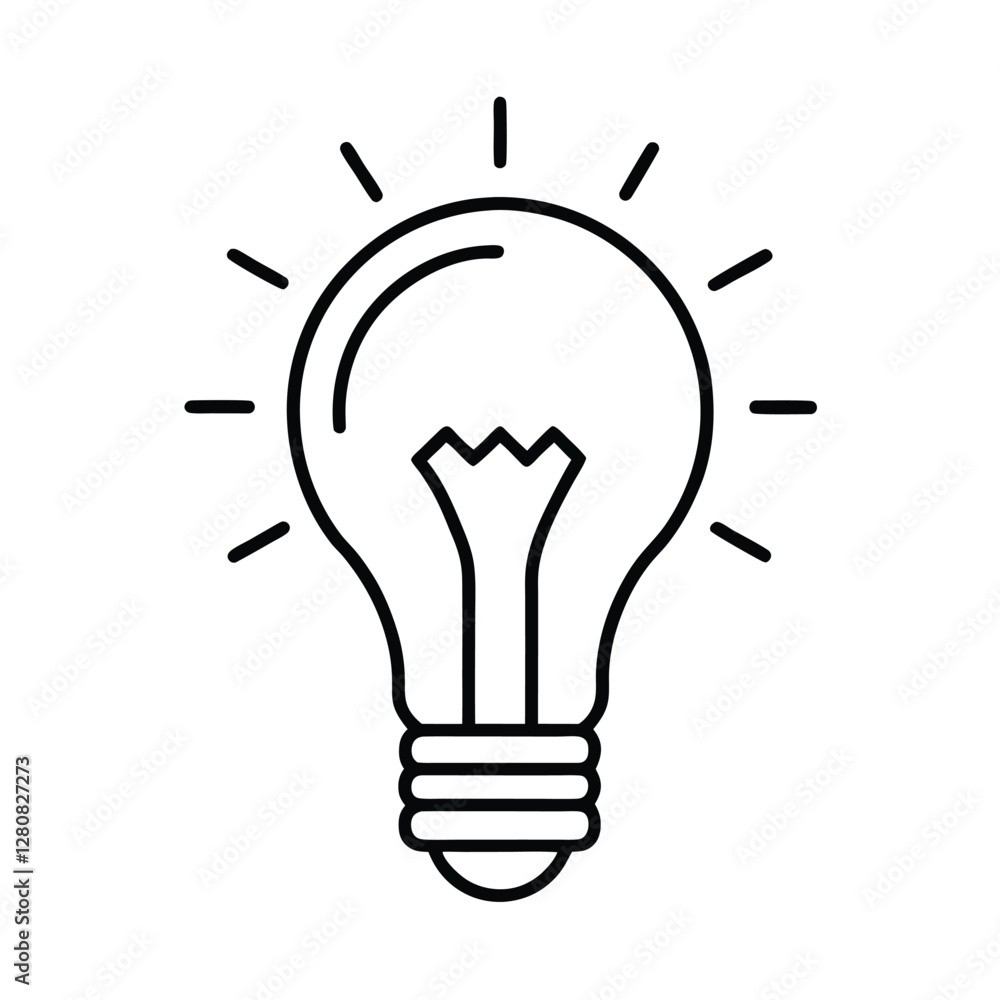 Bright Idea Illumination Concept Lightbulb Innovation Solution Design Thinking Bright Idea Illumination Concept Lightbulb Innovation Solution Design Thinking