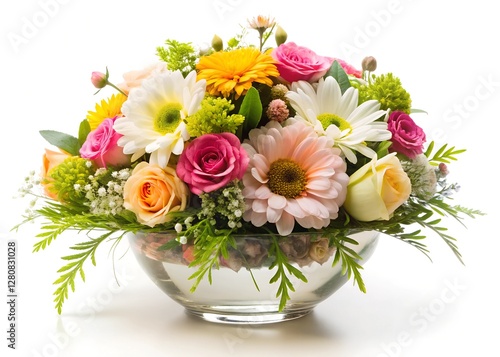 Wallpaper Mural nice floral centerpiece isolated on a white background Torontodigital.ca