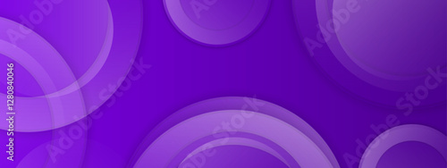 purple gradient background with overlapping circles. Suitable for abstract designs, backgrounds, technology related projects, modern themes, and web graphics.