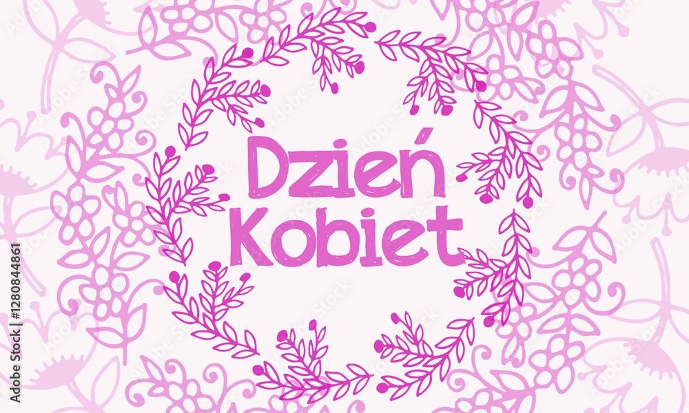 Naklejka premium Dzień kobiet