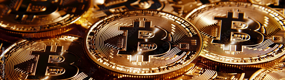 Gold bitcoin cryptocurrency blockchain background, a currency kept in a crypto digital money wallet, crypto coin mining technology stock illustration image Gold bitcoin cryptocurrency blockchain background, a currency kept in a crypto digital money wallet, crypto coin mining technology stock illustration image